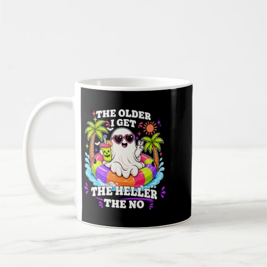 Mug Plus je vieillis plus je deviens infernal plus non (Gauche)