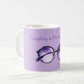 Mug Plus jolie en violet (Devant gauche)