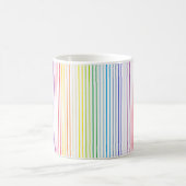 Mug Plus larges rayures d'arc-en-ciel de spectre (Centre)