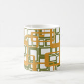 Mug Plus Ouvert Le Milieu Du Siècle Moderne Rectangles (Centre)