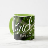 Mug Plus que je ne peux accomplir (Devant gauche)