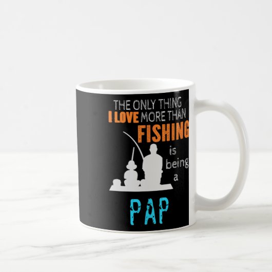 Mug Plus que l'amour Pap de pêche spécial grand-père (Droite)