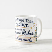 Mug Plus qu'un professeur, vous avez fait une différen (Devant droit)