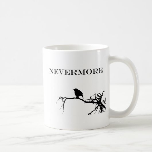 Mug Plus Raven Poem Edgar Allan Poe Citation (Droite)