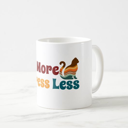 Mug Plus, Stress Moins T-shirt (Devant droit)