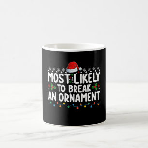 Mug Plus susceptible de briser un ornement de fêtes de