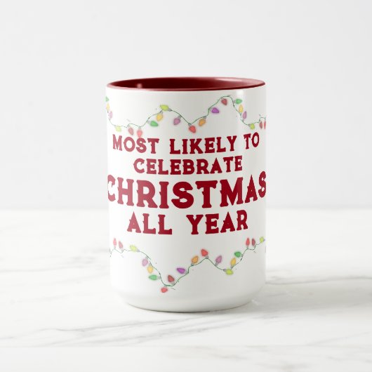 Mug Plus susceptible de célébrer Noël (Centre)