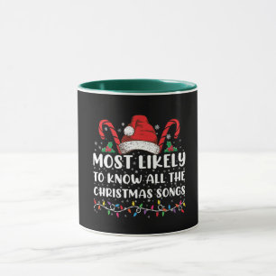 Mug Plus susceptible de connaître toutes les chansons 