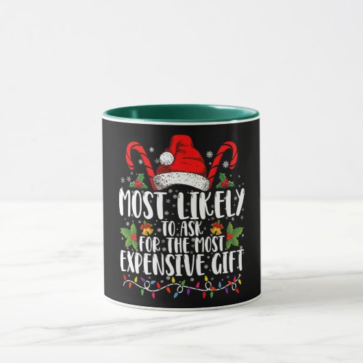 Mug Plus susceptible de demander le cadeau le plus che (Centre)