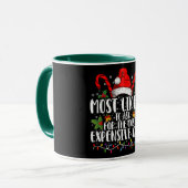 Mug Plus susceptible de demander le cadeau le plus che (Devant gauche)
