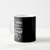 Mug Plus susceptible de détester le match de Noël asso (Devant gauche)