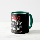 Mug Plus susceptible de jeter un coup d'œil sous l'arb (Devant droit)