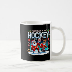 Mug Plus susceptible de jouer au hockey avec le Père N