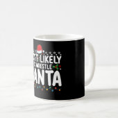 Mug Plus susceptible de lutter contre Santa Wrestling (Devant droit)