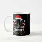 Mug Plus susceptible de manger les biscuits de Noël du (Gauche)