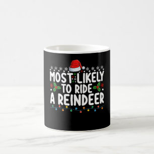 Mug Plus susceptible de monter un Père Noël de renne N