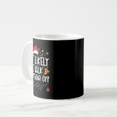 Mug Plus Susceptible de Parler l'Oreille de Santa à No (Devant gauche)
