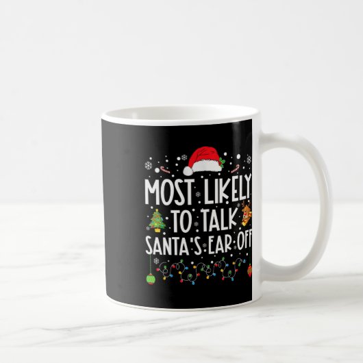 Mug Plus Susceptible de Parler l'Oreille de Santa à No (Droite)