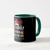 Mug Plus Susceptible de Parler l'Oreille de Santa à No (Devant droit)