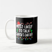 Mug Plus susceptible de parler l'oreille de Santa hors (Gauche)