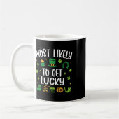 Mug Plus susceptible de porter chance drôle St Patrick (Gauche)