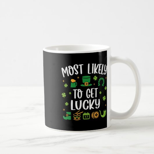 Mug Plus susceptible de porter chance drôle St Patrick (Droite)