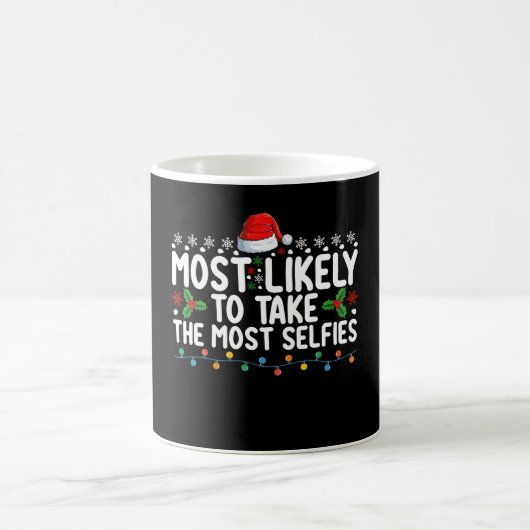 Mug Plus susceptible de prendre le plus de selfies Noë (Centre)
