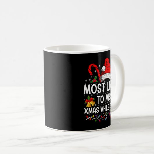 Mug Plus susceptible de rater Noël en jouant à Noël T (Devant droit)