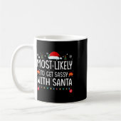 Mug Plus susceptible de s'amuser avec le Père Noël, fa (Gauche)