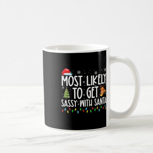 Mug Plus susceptible de s'amuser avec le Père Noël, fa (Droite)