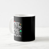 Mug Plus susceptible de Ske le chocolat chaud drôle de (Devant gauche)