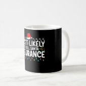 Mug Plus susceptible de vendre l'assurance de Noël à S (Devant droit)