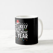 Mug Plus susceptible d'écouter de la musique de Noël t (Devant droit)