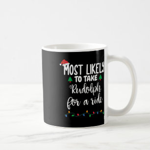 Mug Plus susceptible d'emmener Rudolph pour une balade