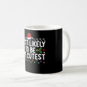 Mug Plus susceptible d'être la famille la plus mignonn (Devant droit)