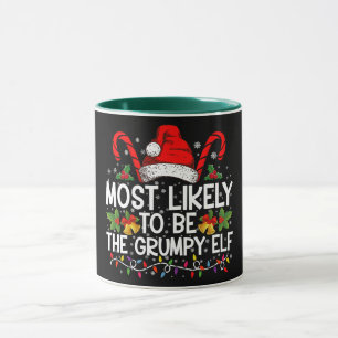 Mug Plus susceptible d'être l'elfe grincheux Funny Xma