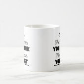 Mug 'Plus vous travaillez dur mieux vous obtenez' (Centre)
