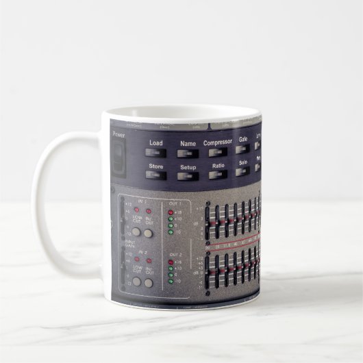 Mug Plusieurs boutons Sound Mixer Studio (Gauche)