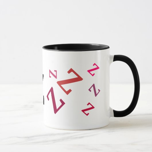Mug - plusieurs lettres rouges (Droite)