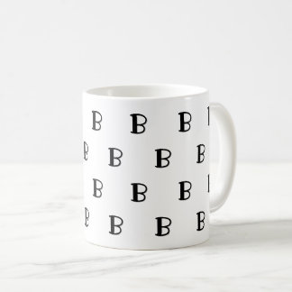 Mug Plusieurs Monogrammes Motif De Lettre Gras Personn