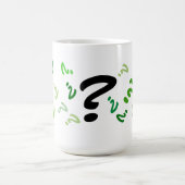 Mug - Plusieurs points de question verte (rév.) (Centre)