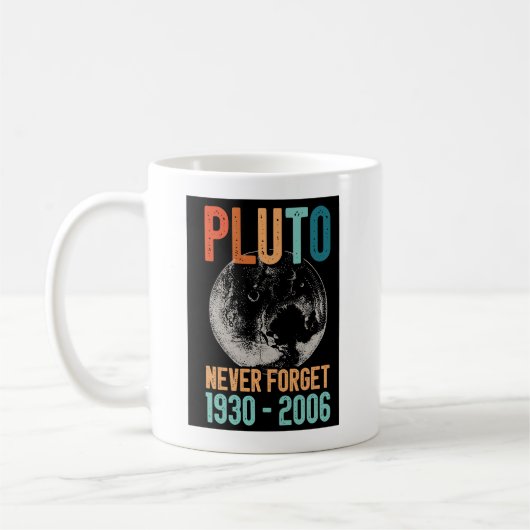 Mug Pluto n'oublie jamais (Gauche)