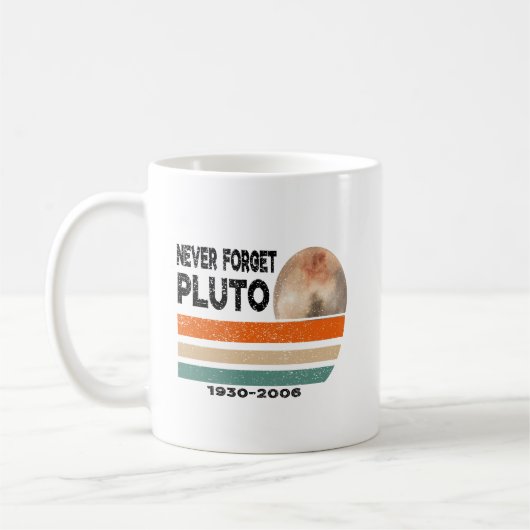 Mug Pluto Planet Funny Cadeau Souvenir (Gauche)