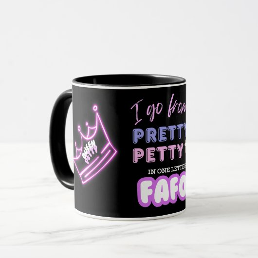 Mug Plutôt à petite foutre FAFO (Devant gauche)