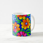 Mug Plutôt Coloré Floral (Devant droit)