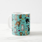 Mug Plutôt drôle Motif de chat (Devant gauche)