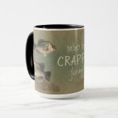 Mug Plutôt être Crappie Fishing (Devant gauche)