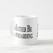 Mug Plutôt fasse du surf des neiges (Devant gauche)