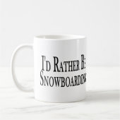 Mug Plutôt fasse du surf des neiges (Gauche)