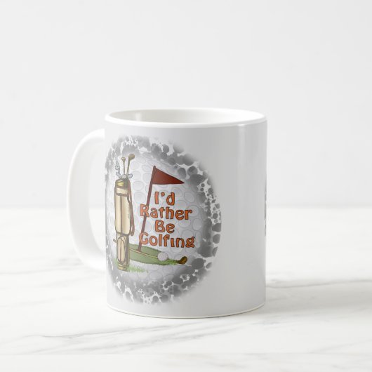 Mug Plutôt jouer au golf (Devant gauche)